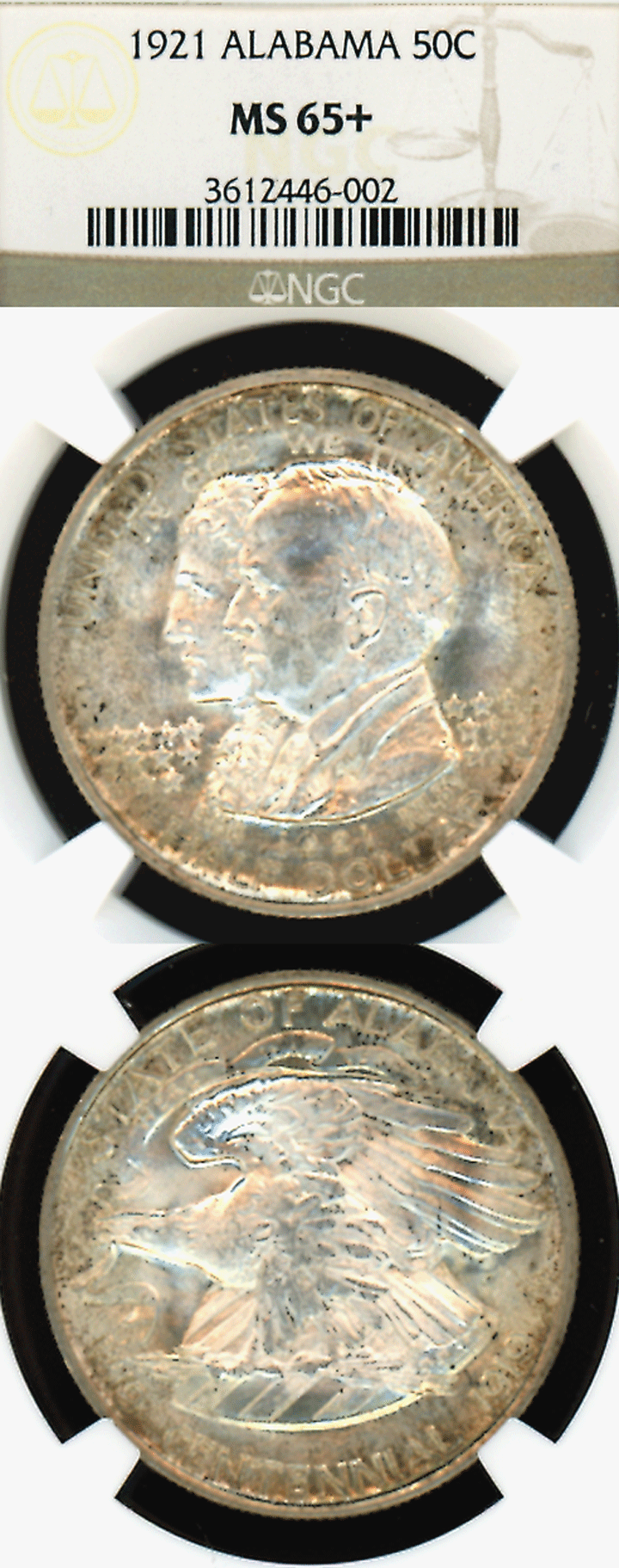 Alabama 50c Commemorative 1921 Alabama NGC MS-65+