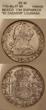 1783 8 Real "El Cazador" ANACS EF 40