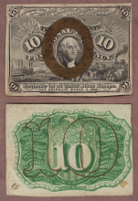 FR-1246 10 Cents Second Issue
