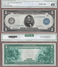 1914 $5.00 FR-878 Minneapolis