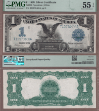 1899 $1.00 FR-236 PMG AU 55 EPQ