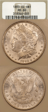 1893-CC $ PCGS Mint State 60
