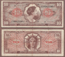 Series 641 $10 Dollar