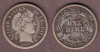 1899-S 10c Barber silver dime