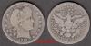 1910-D 25c US Barber silver quarter