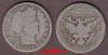 1900 25c US Barber silver quarter