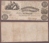 T-28 $10 1861 Confederate States of America paper money