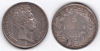 1831-B 5 Francs collectable silver coins from France