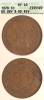 1870 1c DD OBV, DD REV ANACS EF 40