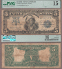 1899 - $5.00 FR-281 PMG Fine 15