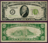 1928-B $10 US small size federal reserve note