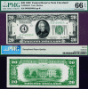 1928 - $20 FR-2050-D Cleveland Collectable US small size federal reserve note PMG Gem Uncirculated 66 EPQ