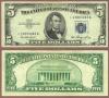 1953 $5 FR-1655* US Silver Certficate Satr Note